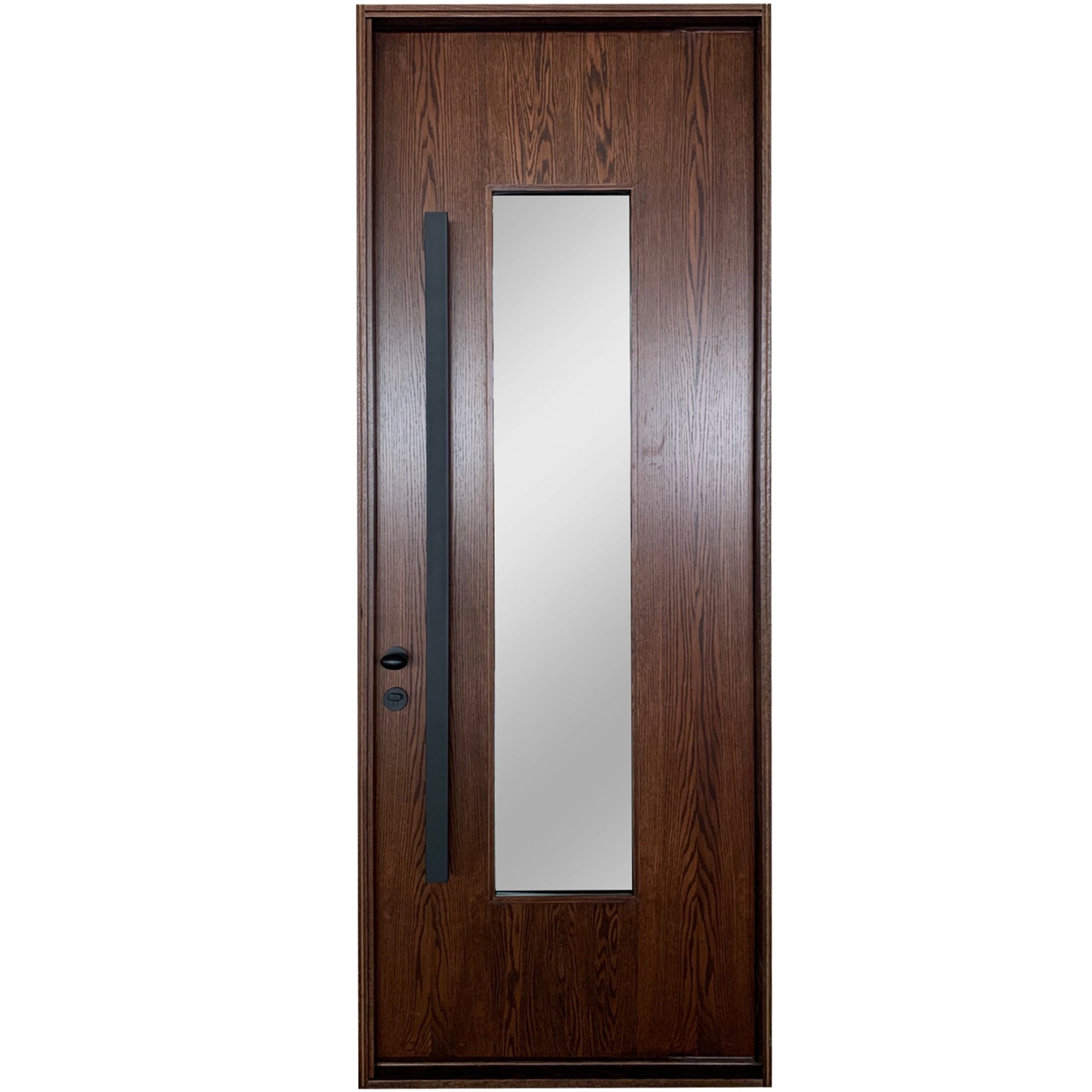 Exterior Red Oak Solid Wood Door