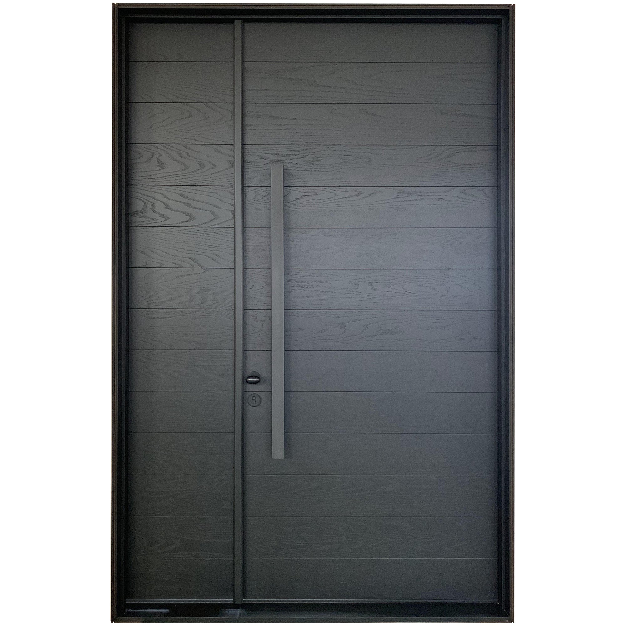 Contemporary Sidelite Standard Wood Door