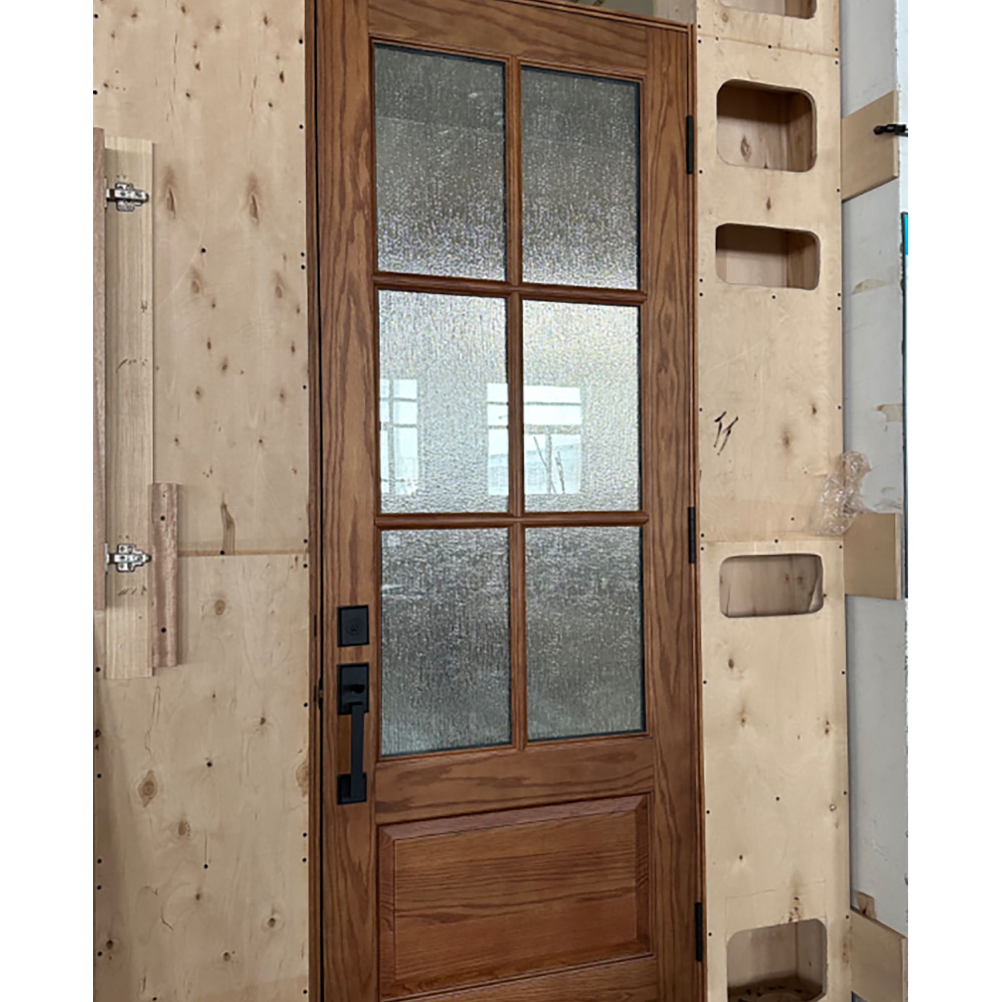 6-Lites Solid Wood Front Doors