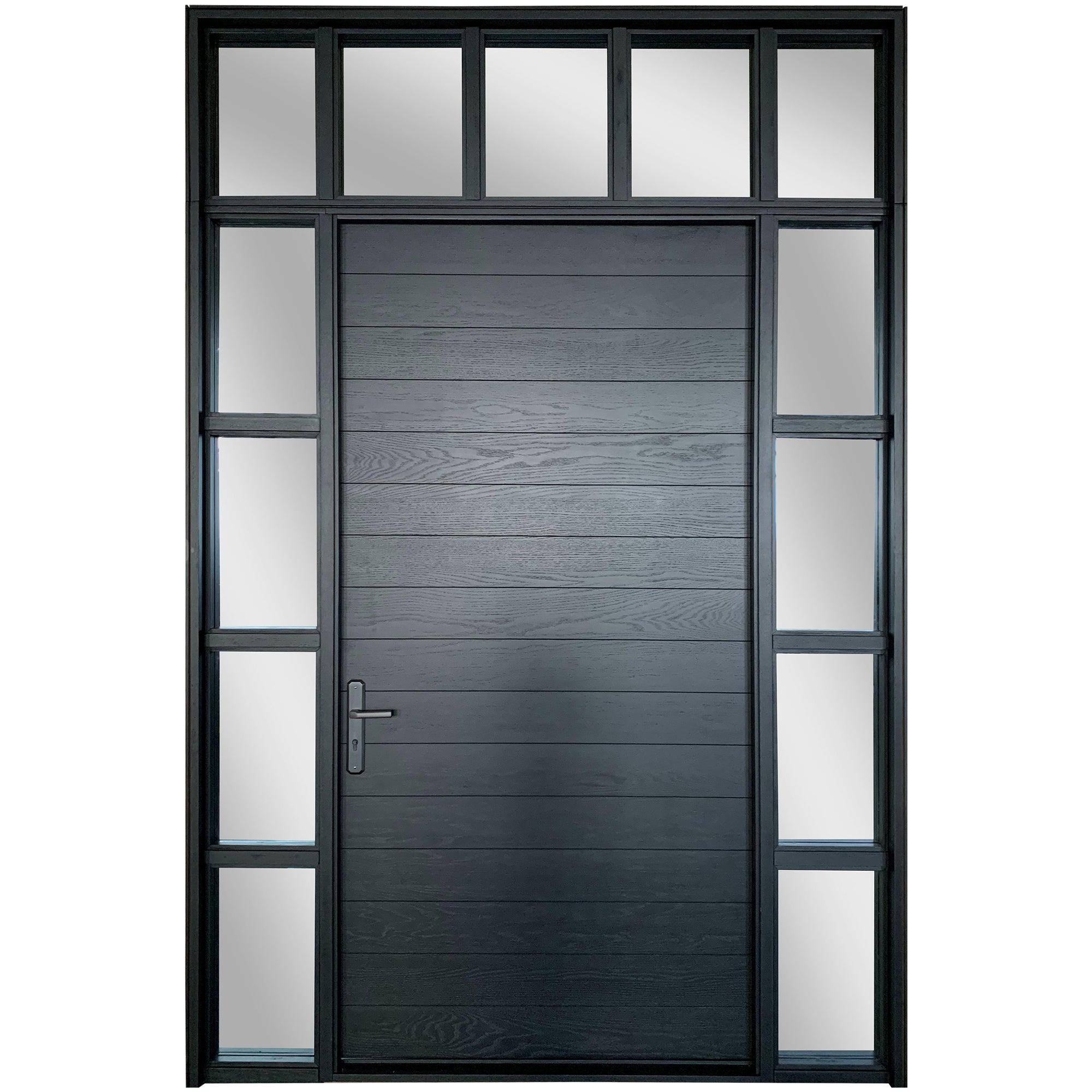 Exterior Contemporary Doors With Transom