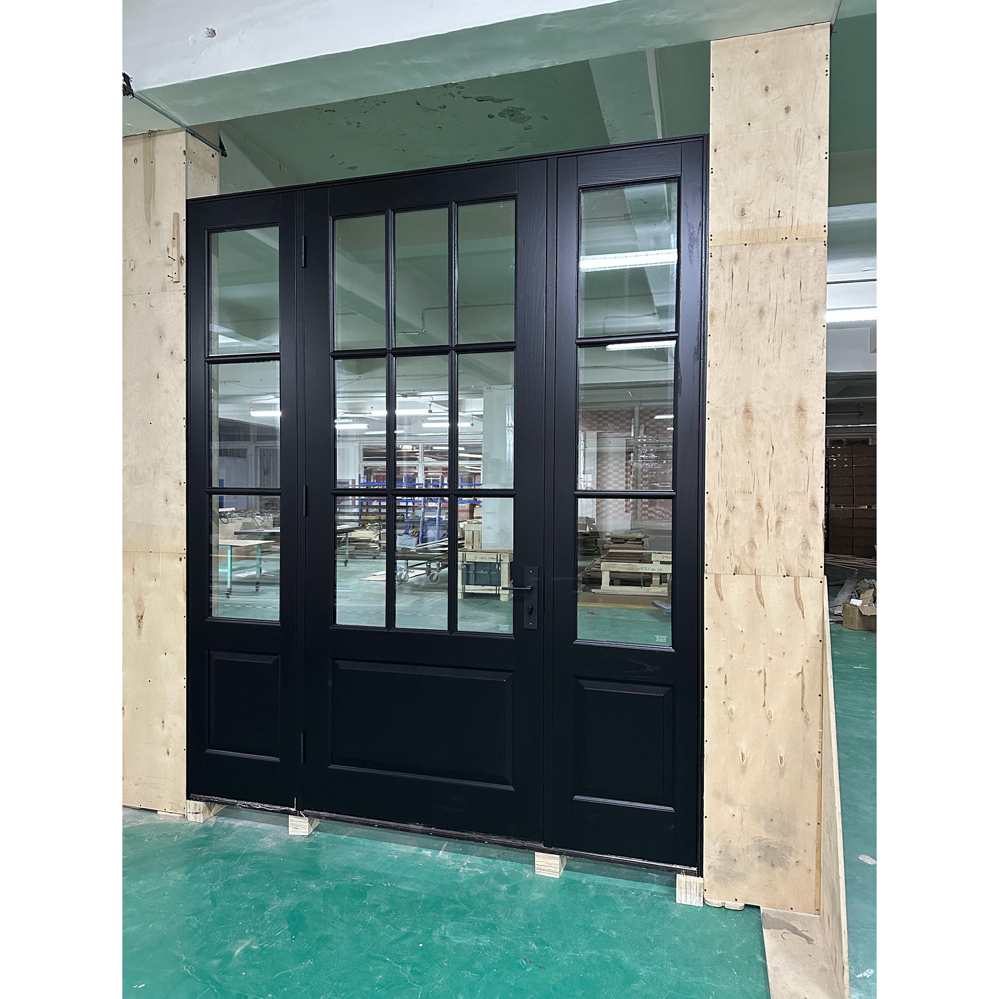 Exterior Glass Wood Door