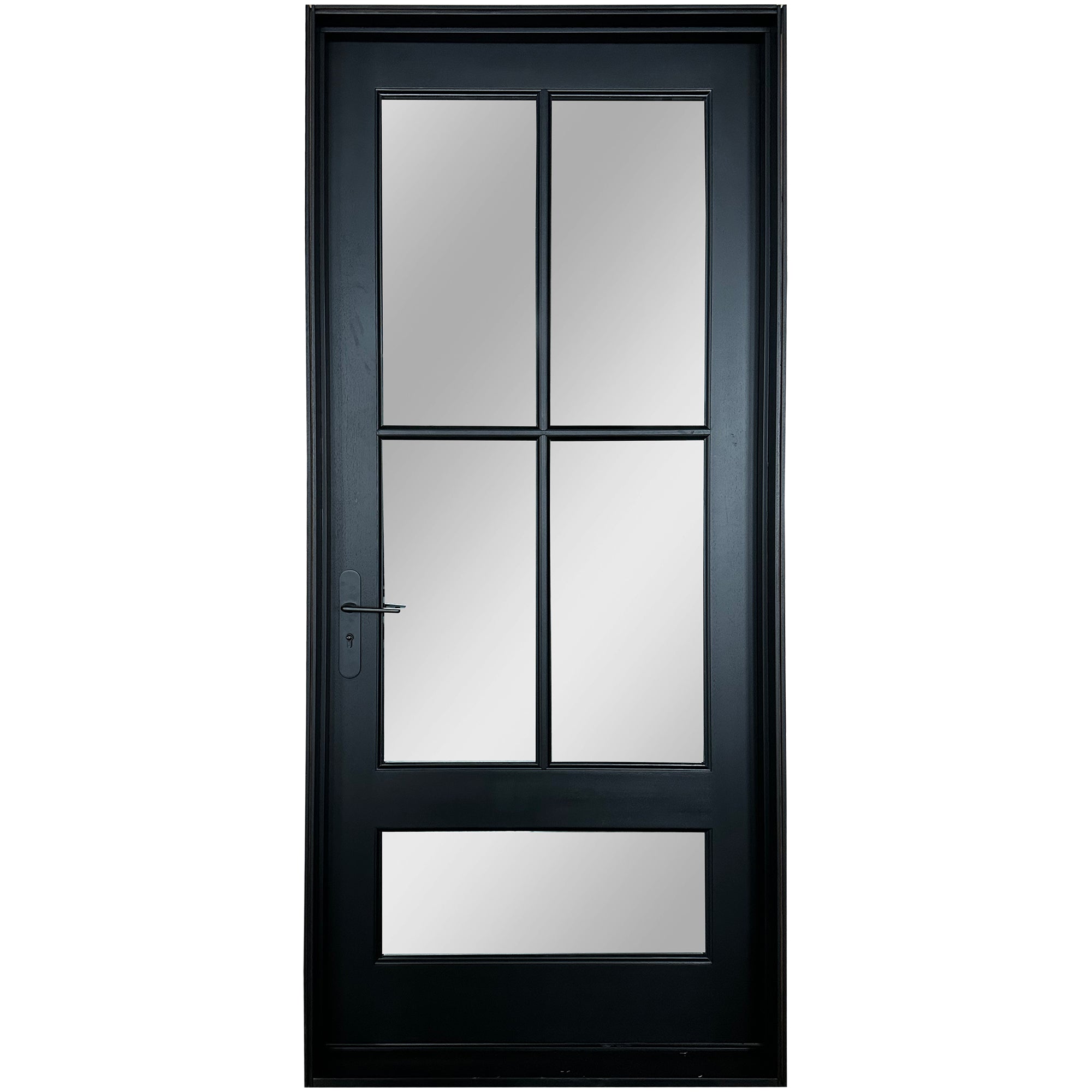 Red Oak 5-lites  Wood Front Door