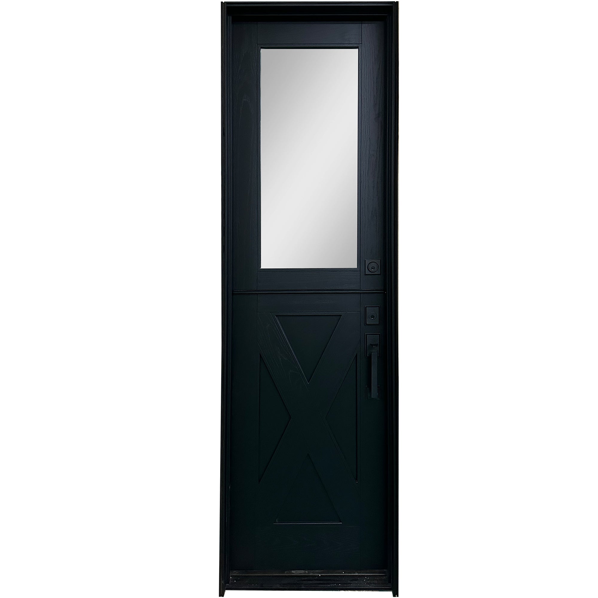 Black Paint Grade Exterior Dutch Door