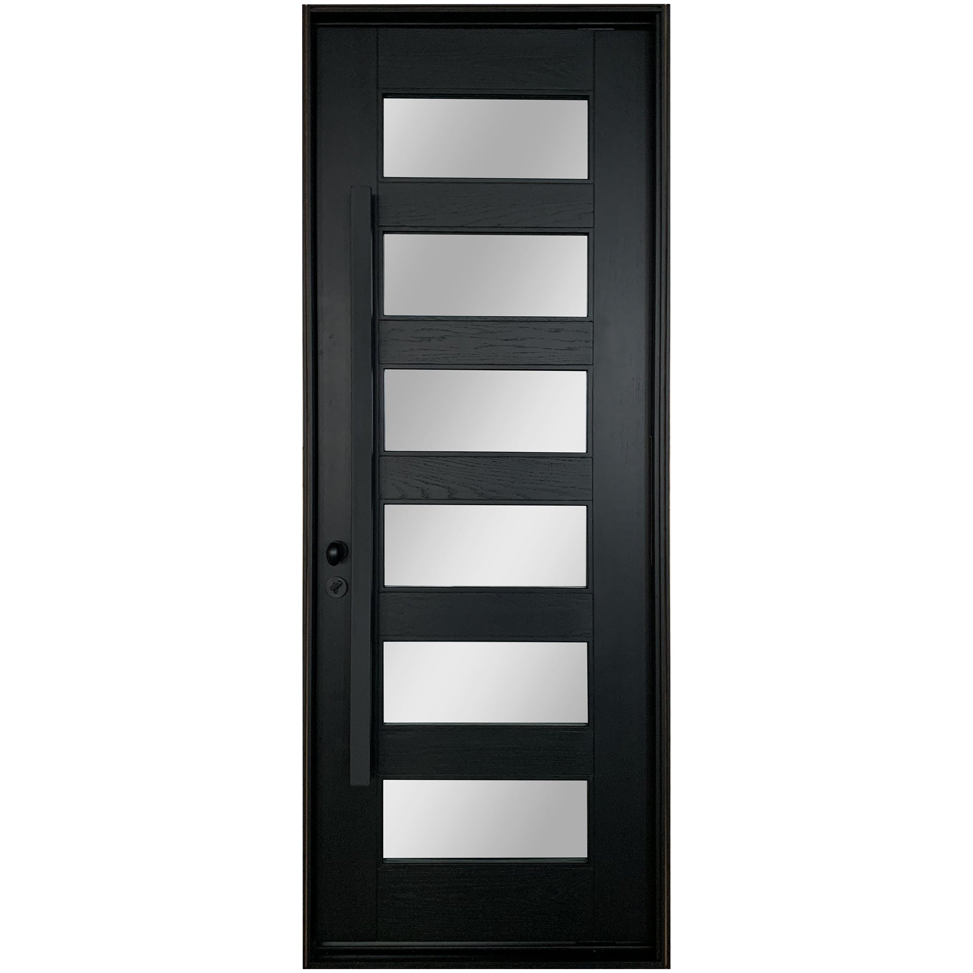 Contemporary 6-Lites Wood Doors