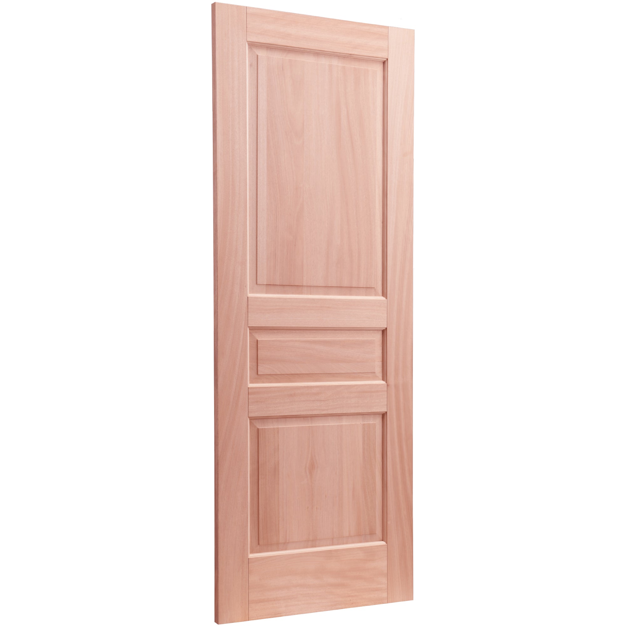 3 Panel Mahogany Solid Wood Door