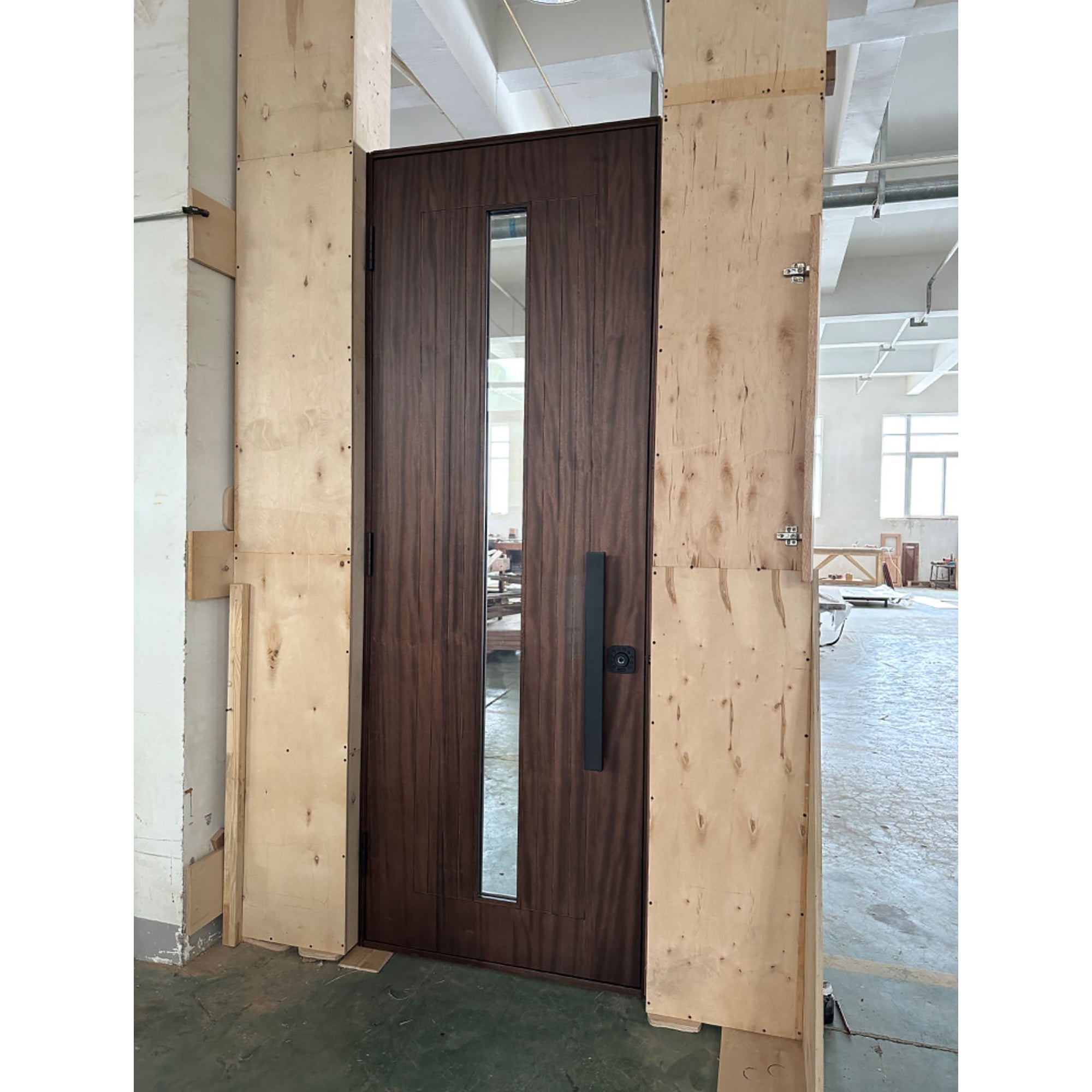 Exterior African Mahogany Wood Door