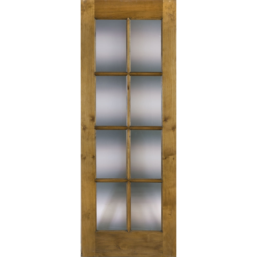 8 Lites Solid Wood Interior Door