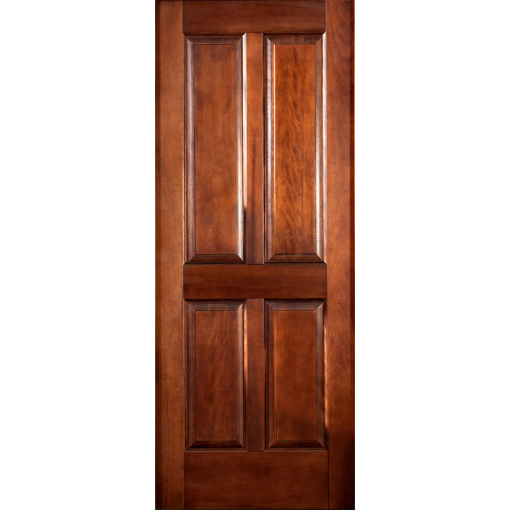 Mahogany 4 Panel Interior Door