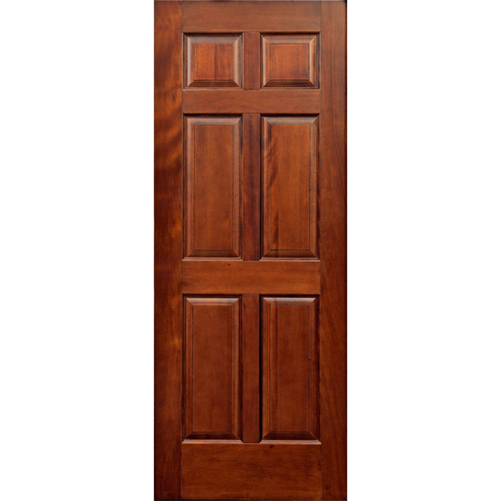 Mahogany 6 Panel Interior Door