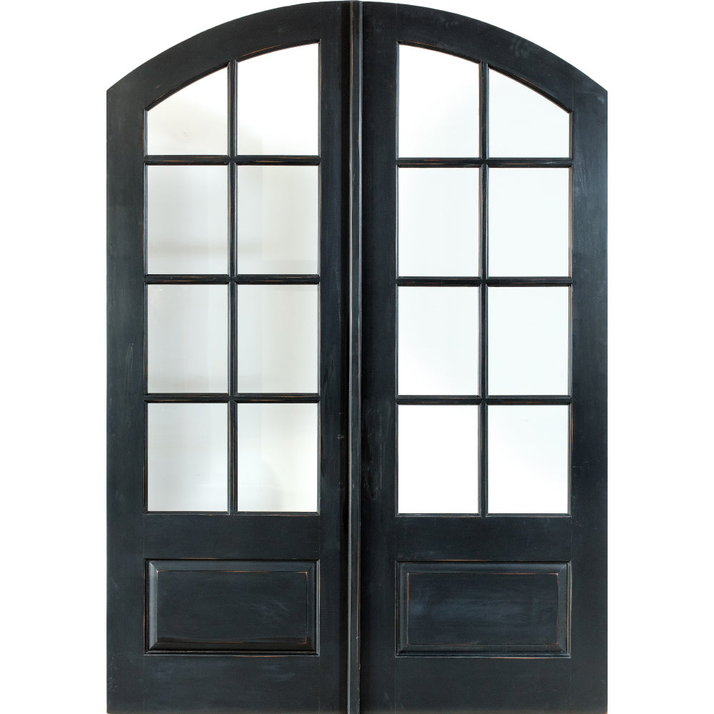 Arch Front Double Solid Wood Door