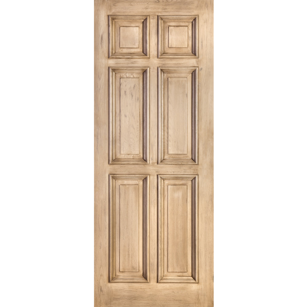 Raised Panel Exterior Solid Wood Door
