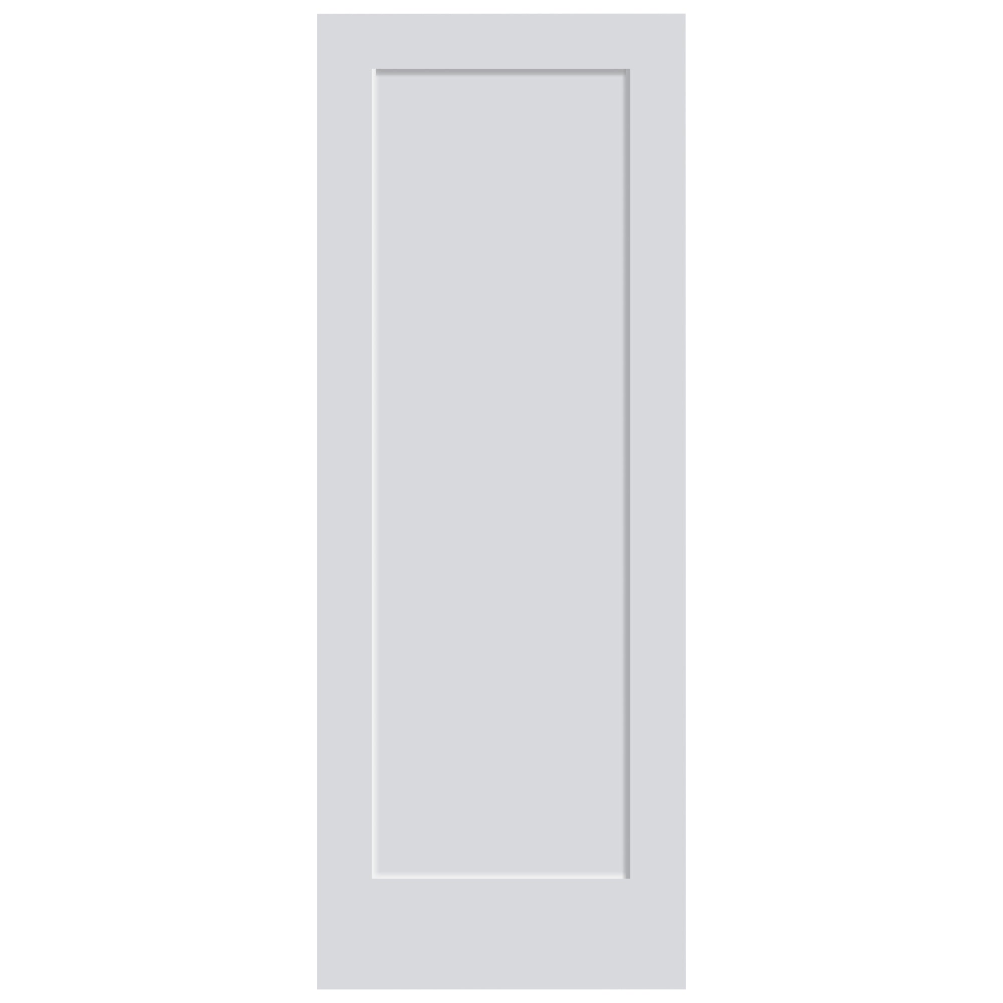 1-Panel Shaker Primed Wood Door